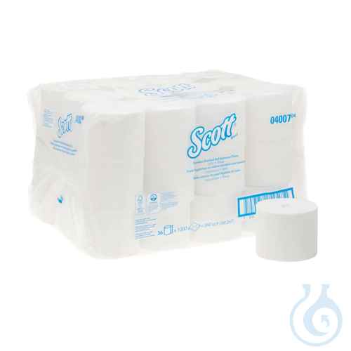 Scott® Essential™ Toilettenpapierrollen - Coreless / Weiß Lagen: 2 Größe: 10,00