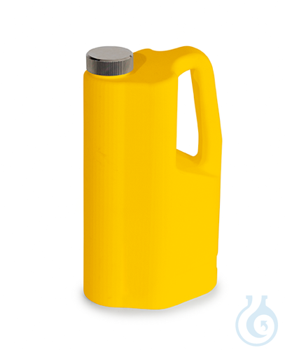 Safety can PE yellow V=2 L, 100x150x280