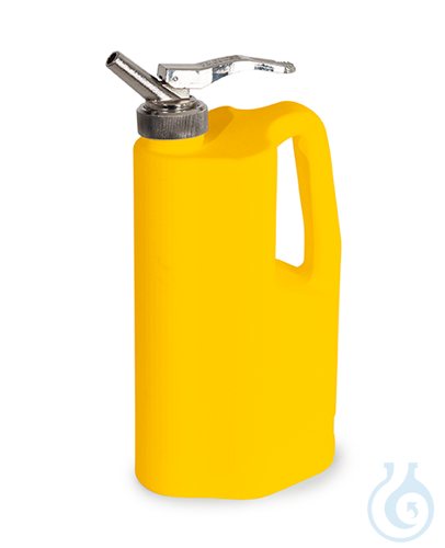Safety can PE yellow V=2 L, 100x150x310