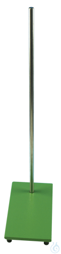 Burette stands of steel ca. 18 x 10 cm Stab 45 cm