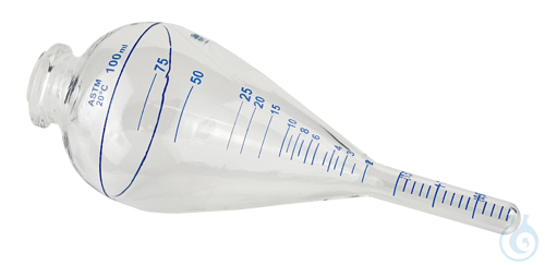 ASTM centrifuge tubes, borosilicate glass 3.3 pear shape