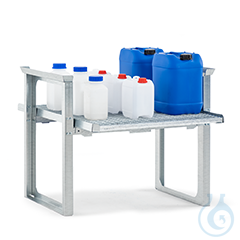 Stacking rack for small containers, stackable 3 times, 1049x1130x837