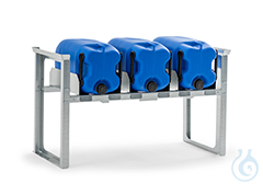 Stacking rack for 5x20/3x30/2x60-L drum, stackable 3x, 1429x682x837