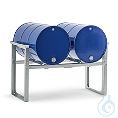 Stacking rack for 2x200-L drum, stackable 3 times, 1429x682x837