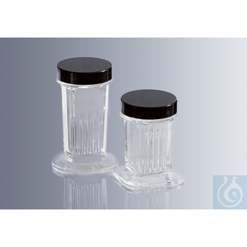 Staining jars acc. to Coplin, tall shape