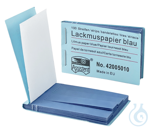 Litmus paper blue 1 Heft = 100 Streifen