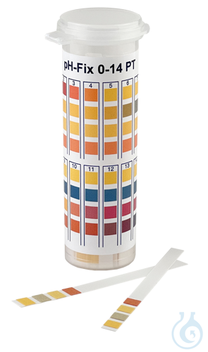 Indicator sticks, not bleeding, packs of 100 sticks pH 0 - 14,0