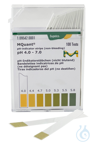 Indicator sticks, not bleeding, packs of 100 sticks Indicator sticks, Merck