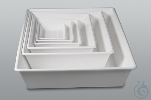 Laboratory trays/spill throughs set (6pcs.1-60l)