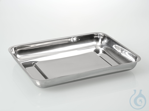 Bowl stainless steel, shallow form, 280x180x50 mm