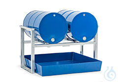 Storage Station, steel sump 4x200 L drum, 1429x1210x1637