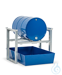 Storage Station, PE sump 4x200 L drum, 1429x1235x1637