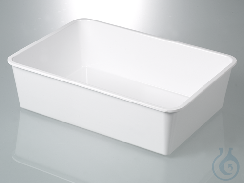 Instrument tray, melamine white, 5500 ml