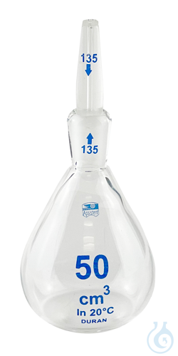 Gay-Lussac pycnometers adjusted 50 cm³