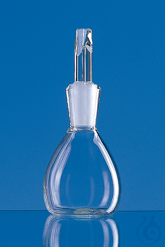 Density bottle, Gay-Lussac pattern, 100 ml uncalibrated borosilicate gl. 3.3