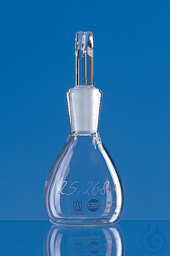 Density bottle, Gay-Lussac, BB ind.cert., 5 ml calibrated borosilicate glass 3.3