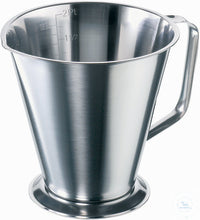 Measure, 155 X 160 mm (D X H) 1,5 L stainless steel