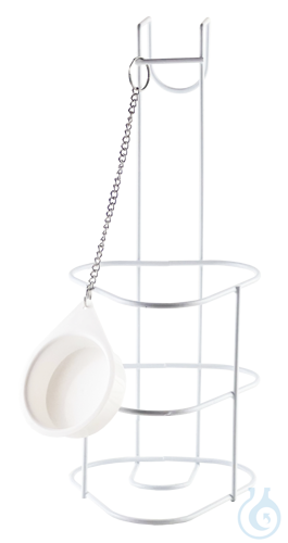 Urinal support of wire