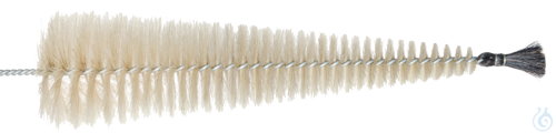 Brush with wooden handle, for sediment cones