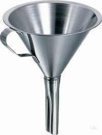 Funnel, 100 X 125 mm (D X H) stainless steel