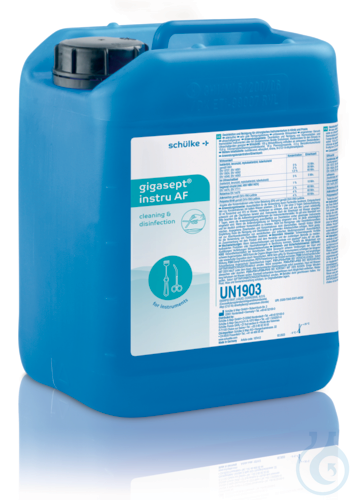 gigasept® instru AF disinfection deterg., 5 L can, liquid concentrate