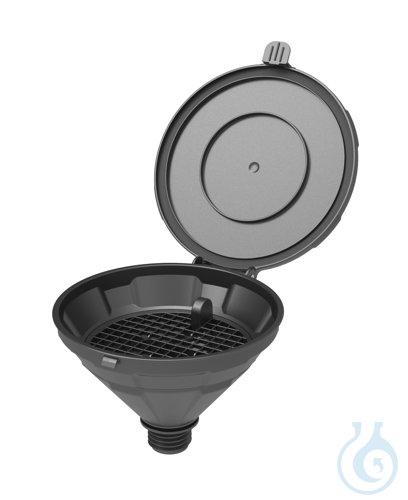 Safety Waste Cap ''LISA'', V3.0 - Funnel with earthing cable, conductive