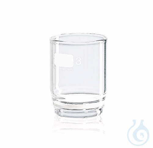 Filter crucible, Boro 3.3, 50 ml, 2 D 3