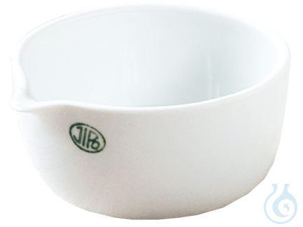 Incinerating dish, deep form with spout dxhx V/ml 60 mm-30 mm-64 ml