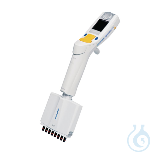 Xplorer 8-channel 5-100µl yellow