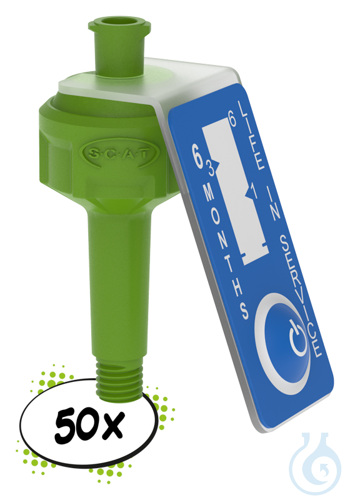 Air Valve, GreenLine, PFAS Analytic, PU = 50 pcs