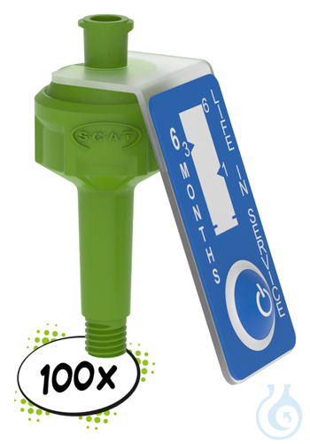 Air Valve, GreenLine, PFAS Analytic, PU = 100 pcs