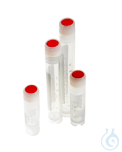 Color Coding Cap Inserts for Cryo Tubes, red