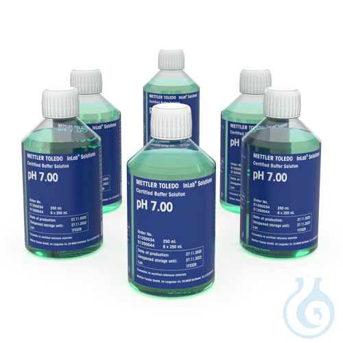 Certified buffer pH 7.00, 6 x 250mL