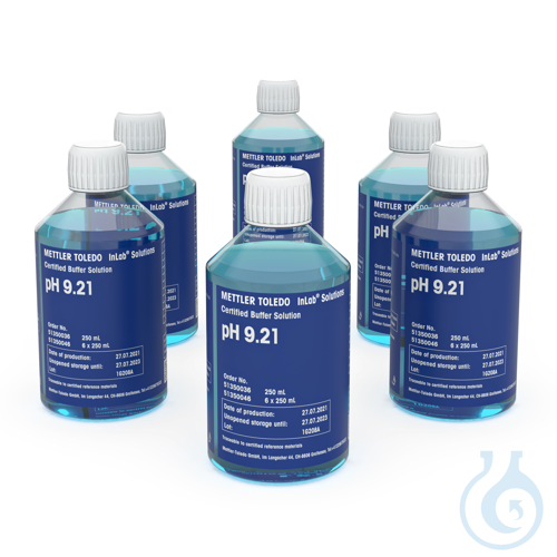 Certified buffer pH 9.21, 6 x 250mL