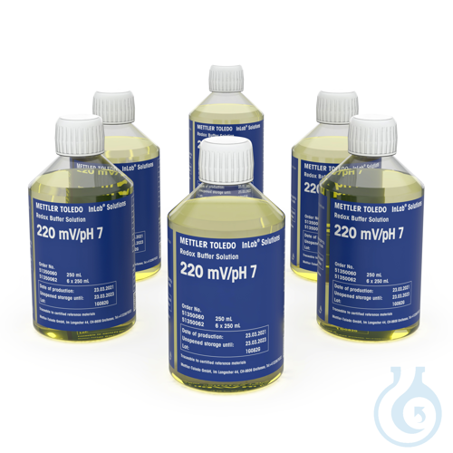 Redox buffer 220mV/pH7, 6 x 250mL