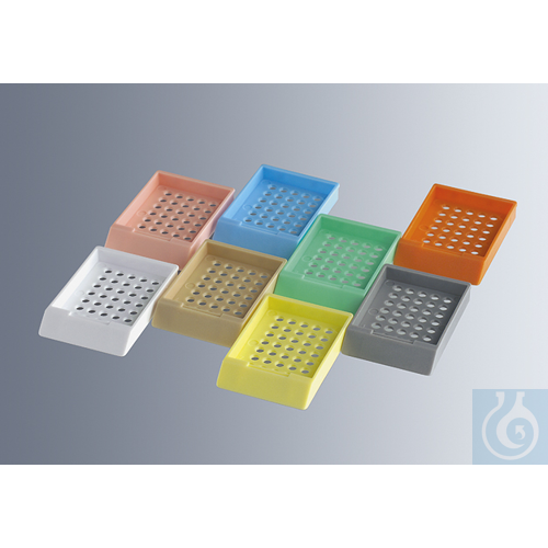 Embedding cassettes Standard, orange,