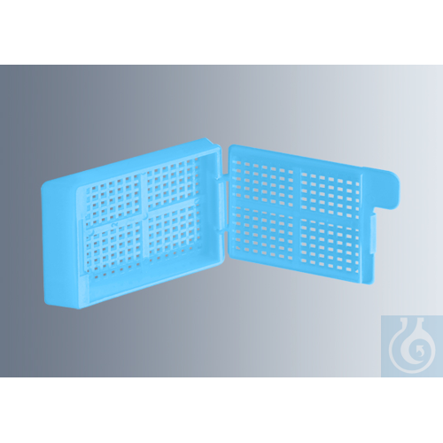 Embedding cassettes Biopsy, light blue,