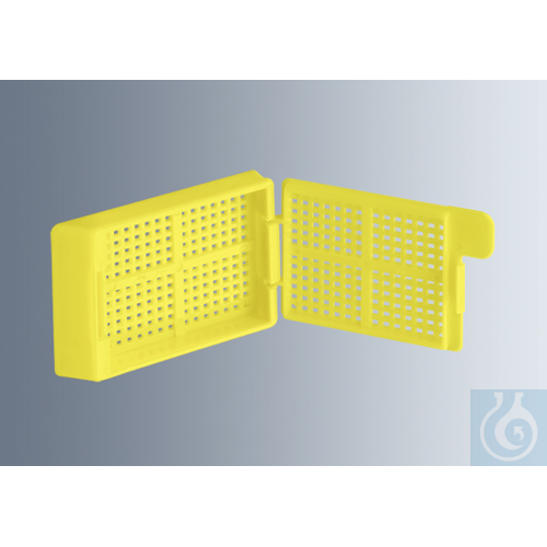 Embedding cassettes Biopsy, yellow,