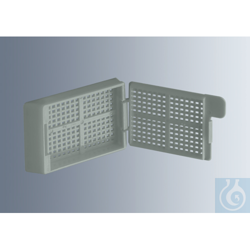 Embedding cassettes Biopsy, grey,
