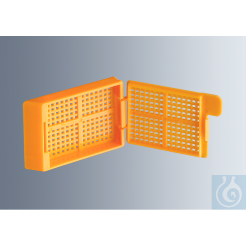 Embedding cassettes Biopsy, orange,