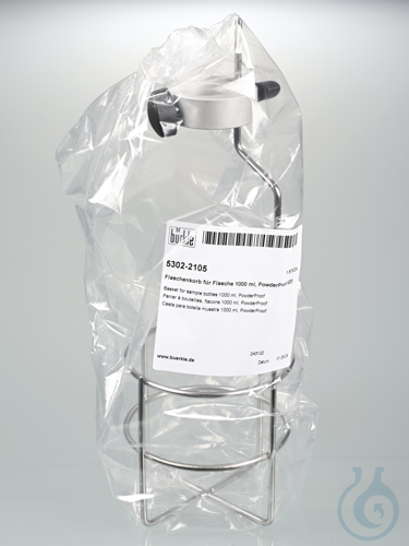 Basket for sample bottles 1000 ml, PowderProof