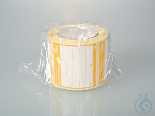 close-it food & pharma control seal,95x95mm,yellow