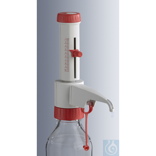 Bottetop dispenser VITLAB® simplex2, 5-50:1 ml