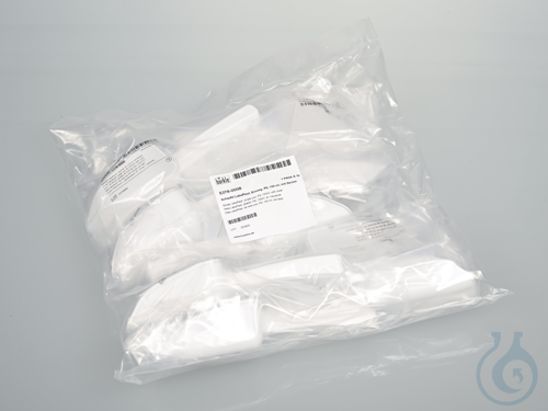 Scoop LaboPlast, single-use, PS, 150ml, with cover