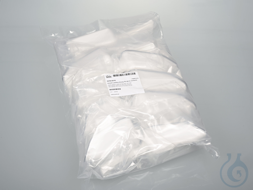 Scoop LaboPlast, single-use, PS, 500ml, with cover