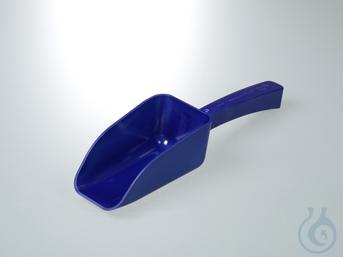 Detectable scoops, blue, PS, sterile, 150 ml