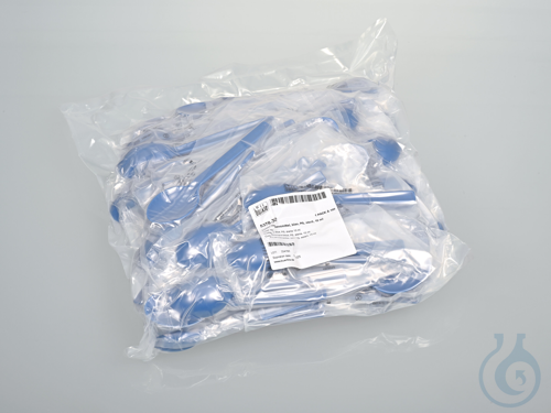 Food spoons, blue, PS, sterile 10 ml