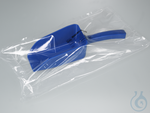 Food scoops, blue, PS, sterile, 500 ml