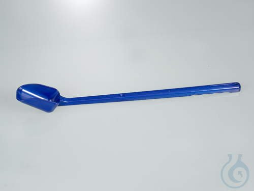 Detectable scoops, long handle, 50ml, PS, sterile