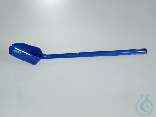 Detectable scoops, long handle, 100ml, PS, sterile